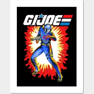 Cobra Commander GI Joe toy art card Posters and Art